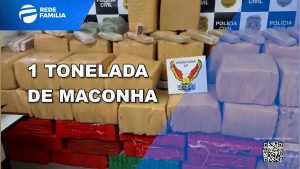 Mais de 1 tonelada de maconha apreendida na Washington Luís, em Itirapina