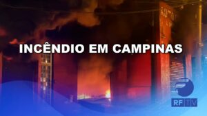 Incêndio em Campinas destrói oficina automotiva na Vila União