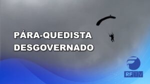 Homem morre após ser atingido por paraquedista
