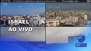 Israel X Hamas: RFTV exibe lives que monitoram regiões do Oriente Médio