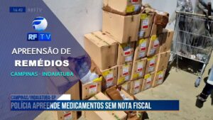 Polícia apreende medicamentos sem nota fiscal