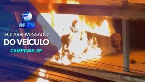 Homem é arremessado e morre após bater e capotar carro em Campinas