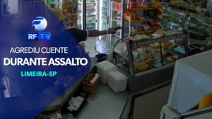 Cliente de padaria é agredido por suspeito durante assalto