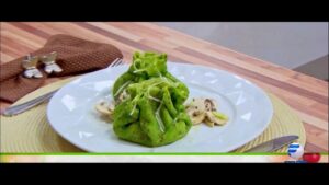 Receita – Trouxinha verde de cogumelos