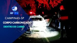 Corpo carbonizado é encontrado dentro de carro